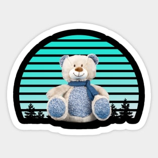 I Love Teddy Bear Sticker